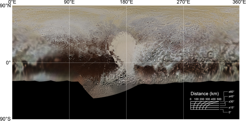 The new global map of Pluto.